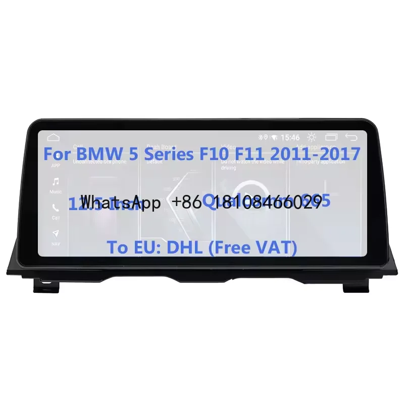 Android 13 Qualcomm 665 LCD Touch Screen Wireless CarPlay Back GPS Navigation Reverse Audio Player for BMW 5 Series F10 F11
Android 13 Qualcomm 665 LCD Touch Screen Wireless CarPlay Back GPS Navigation Reverse Audio Player for BMW 5 Series F10 F11