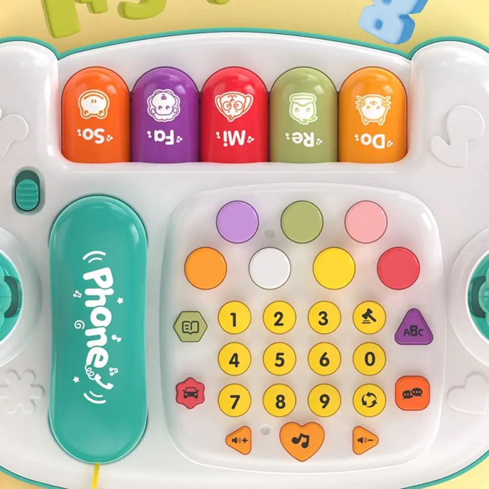 16 in 1 Rotating Music Piano Keyboard Interactive with Light Sound Multifunctional Story Machine Creative Funny Baby Music Piano
16 in 1 Rotating Music Piano Keyboard Interactive with Light Sound Multifunctional Story Machine Creative Funny Baby Music Piano