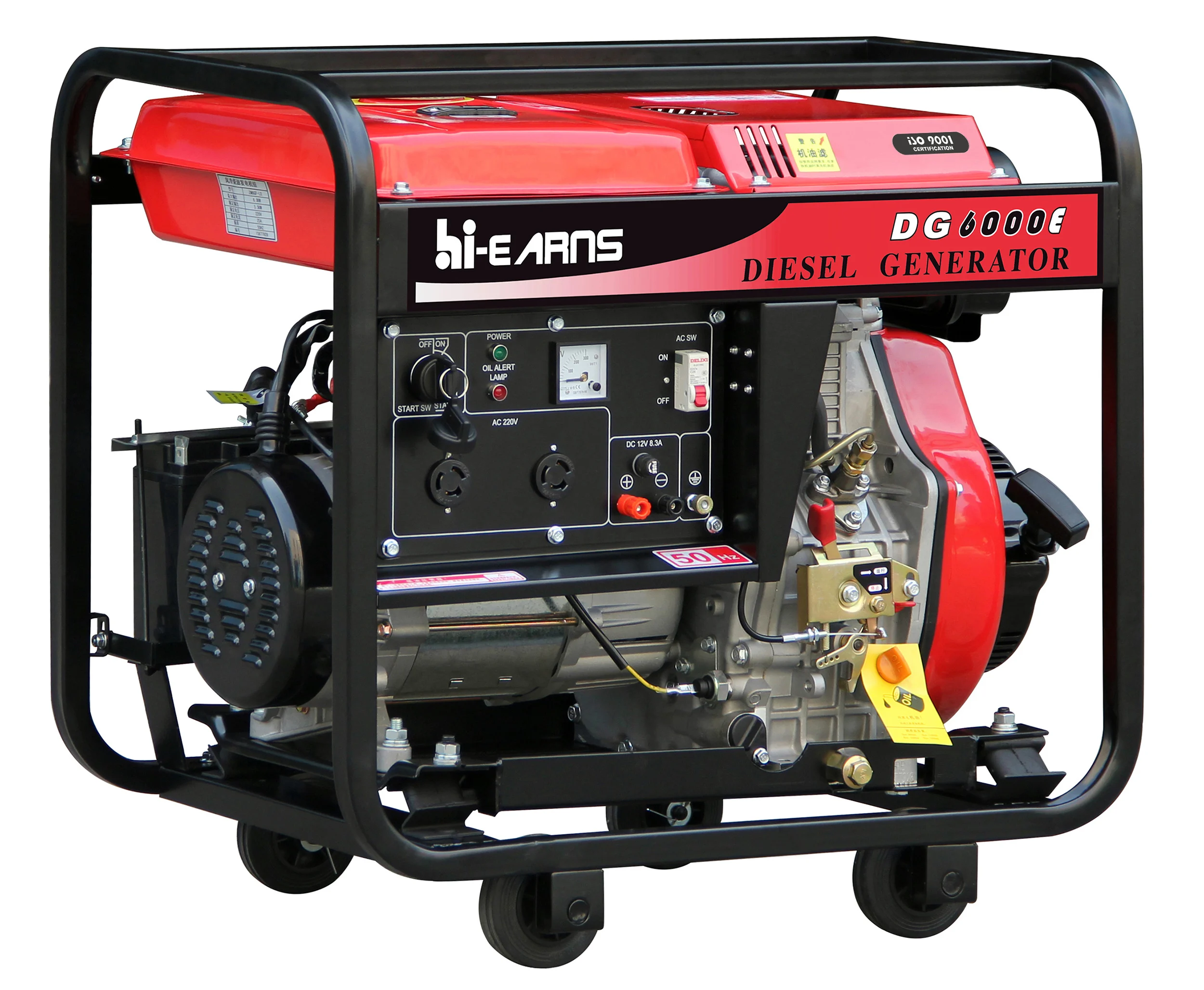 Hiearns 5KW 5.5KW 60HZ 110V 220V Dual Voltage Single Phase diesel Generator for North America
Hiearns 5KW 5.5KW 60HZ 110V 220V Dual Voltage Single Phase diesel Generator for North America