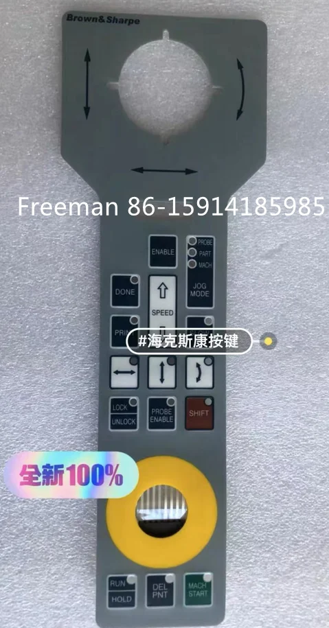 New Replacement Touch Membrane Keypad For HEXAGON Brown&Sharpe Joystick Coordinate
New Replacement Touch Membrane Keypad For HEXAGON Brown&Sharpe Joystick Coordinate