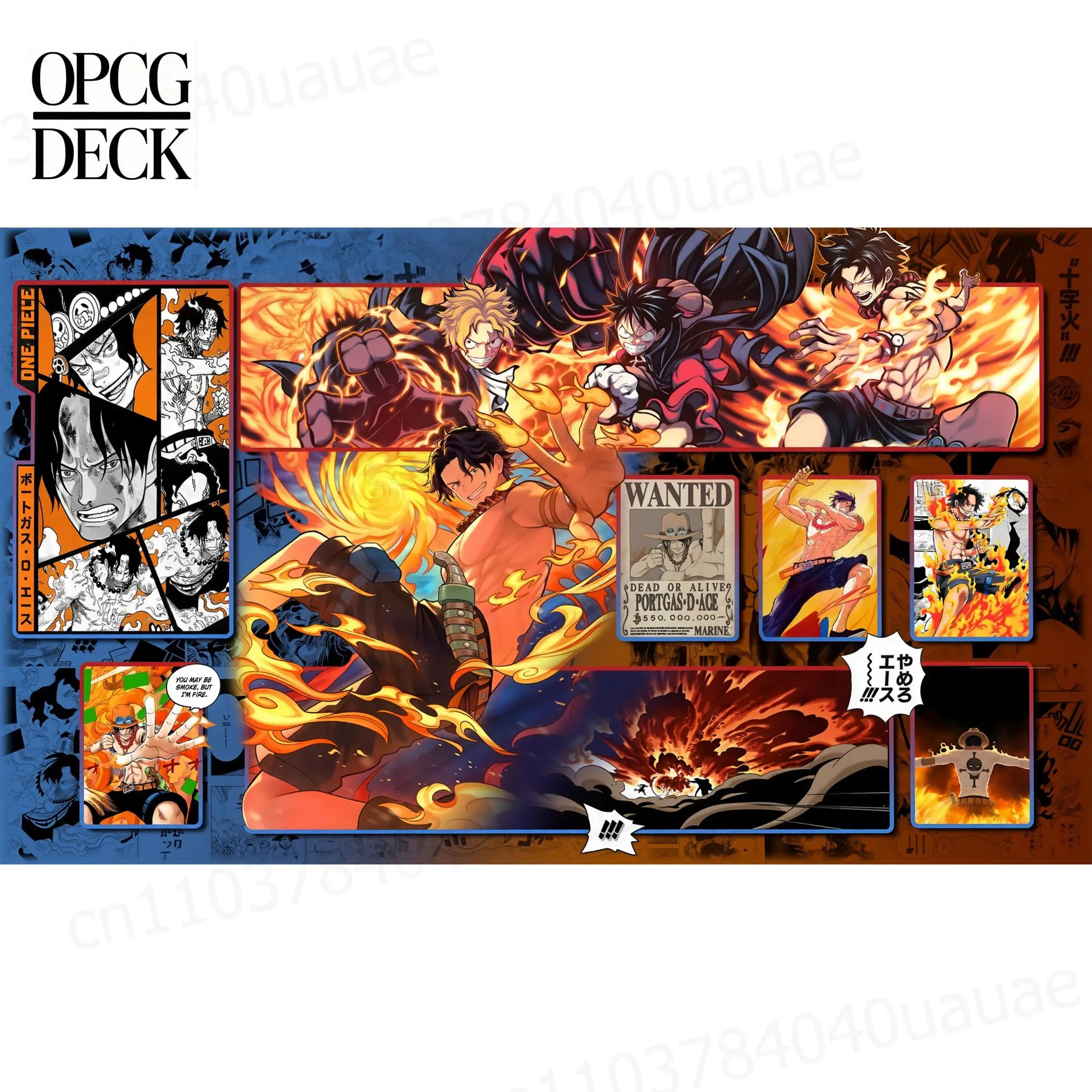 One Piece Opcg Playmat Card Game Portgas D. Ace Monkey D. Luffy Sabo Anime Playmat High-Quality Card Game Mat 60*35Cm
One Piece Opcg Playmat Card Game Portgas D. Ace Monkey D. Luffy Sabo Anime Playmat High-Quality Card Game Mat 60*35Cm