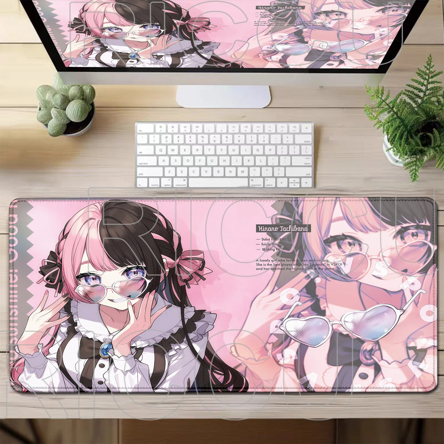 New Kawaii Anime Idol VSPO Hinano Tachibana Keyboard Mat Mouse Pad Laptop Desk Mat Computer Gamer Mousepad Gaming PC Accessories
New Kawaii Anime Idol VSPO Hinano Tachibana Keyboard Mat Mouse Pad Laptop Desk Mat Computer Gamer Mousepad Gaming PC Accessories