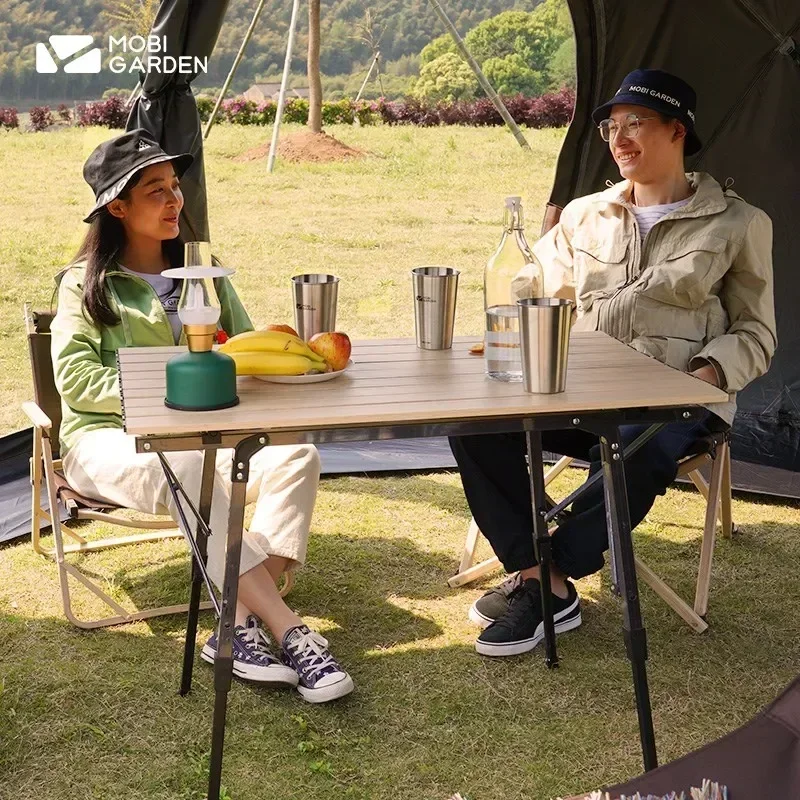 MOBI GARDEN Camping Folding Table Portable Aluminum Alloy Outdoor Picnic Furniture 30kg Bearing Capacity Adjustable Height Desk
MOBI GARDEN Camping Folding Table Portable Aluminum Alloy Outdoor Picnic Furniture 30kg Bearing Capacity Adjustable Height Desk