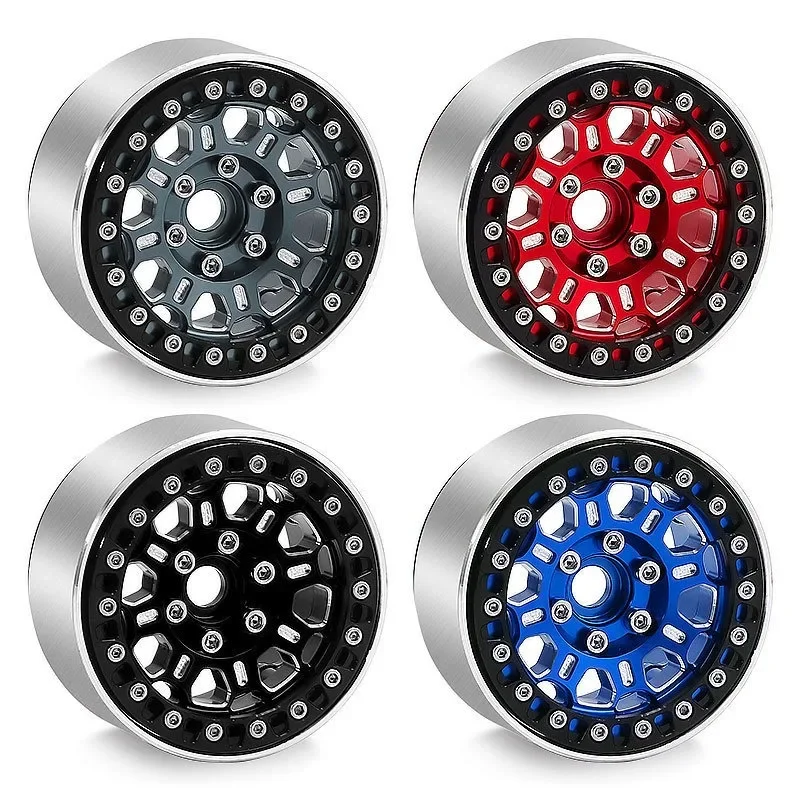 4pcs Metal 1.9" Beadlock Wheel Rim Wheel Hub for 1/10 RC Crawler Car Axial SCX10 Trxs TRX4 RC4WD D90 YK4102
4pcs Metal 1.9" Beadlock Wheel Rim Wheel Hub for 1/10 RC Crawler Car Axial SCX10 Trxs TRX4 RC4WD D90 YK4102
