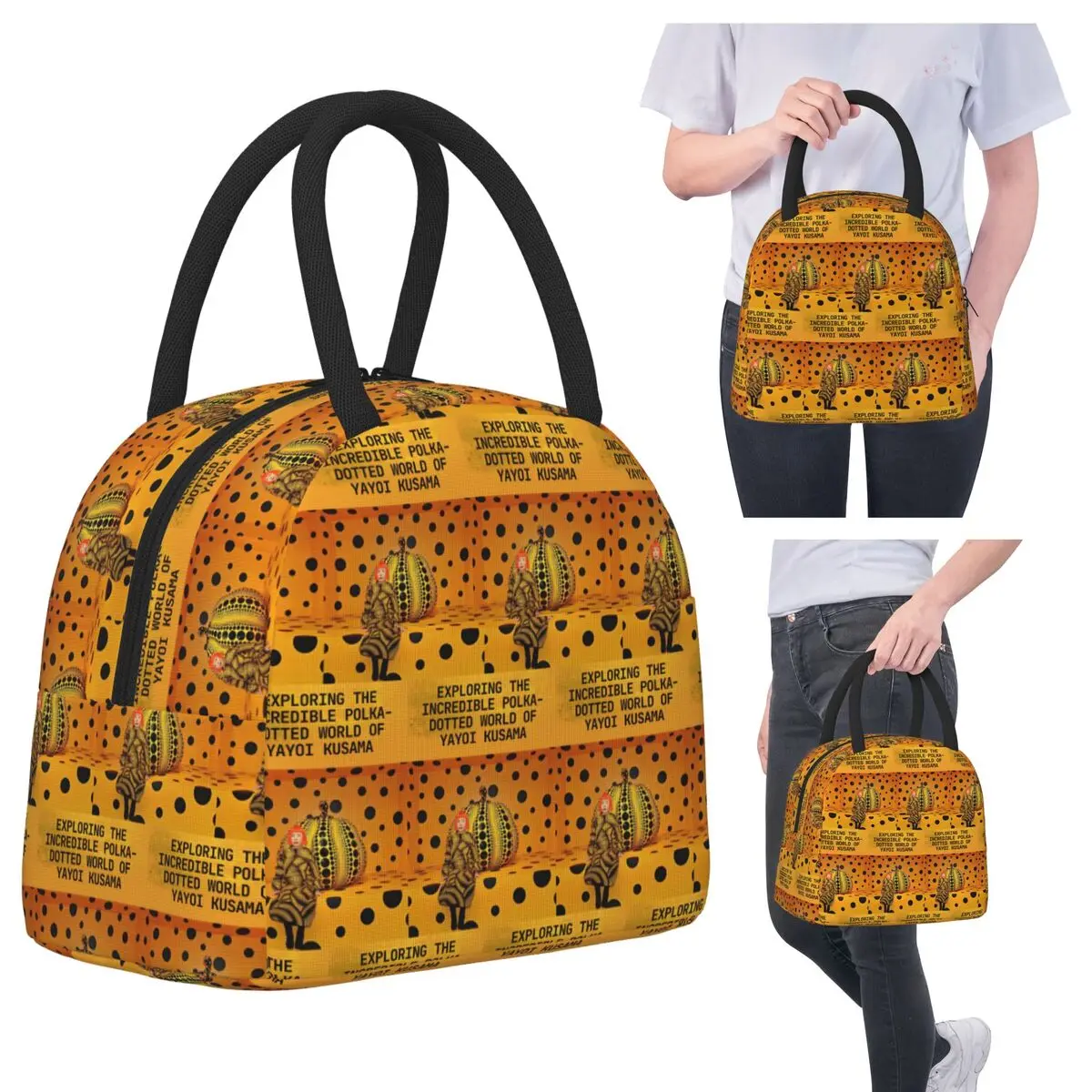 Yayoi Kusama сумки для обеда с абстрактной живописью, изолированная коробка для бенто, портативная сумка для обеда, сумки для пикника, сумка-холодильник для женщин и детей, путешествия
Yayoi Kusama сумки для обеда с абстрактной живописью, изолированная коробка для бенто, портативная сумка для обеда, сумки для пикника, сумка-холодильник для женщин и детей, путешествия