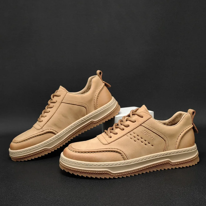 Genuine Leather Suede Casual Autumn Winter Trendy Shoes Men's Versatile Top Layer Cowhide Flat Board Shoes Loafers Mens Sneakers
Genuine Leather Suede Casual Autumn Winter Trendy Shoes Men's Versatile Top Layer Cowhide Flat Board Shoes Loafers Mens Sneakers