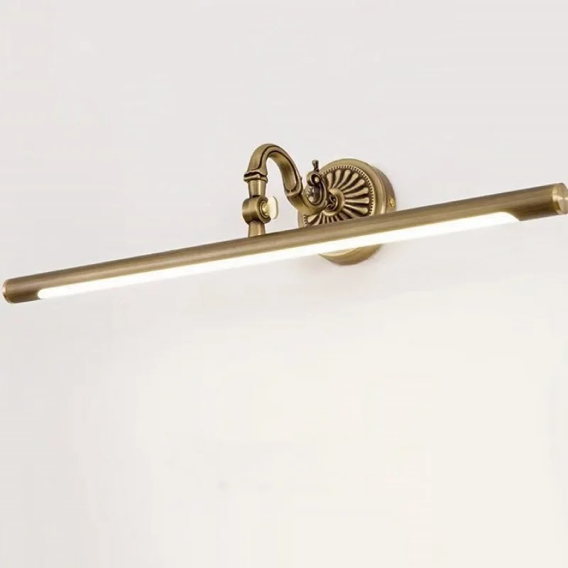 LED Full Copper Mirror Front Lamp Bathroom Wall Lamp Bathroom Lamp Retro Sink Makeup Wall Lamp
LED Full Copper Mirror Front Lamp Bathroom Wall Lamp Bathroom Lamp Retro Sink Makeup Wall Lamp