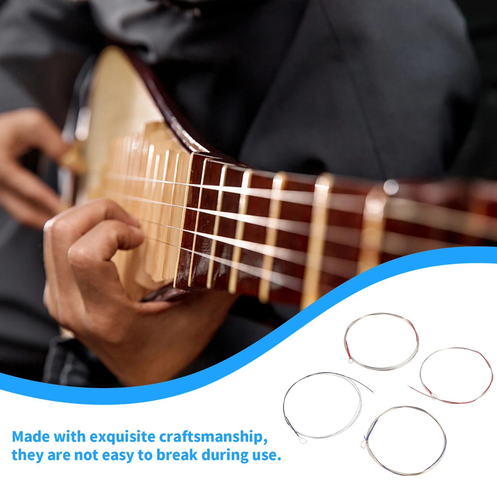 4pcs Pipa Strings Professional Replacement For Classical Learners Durable Crisp Sound Full Set Kit Pipa Accessories Parts
4pcs Pipa Strings Professional Replacement For Classical Learners Durable Crisp Sound Full Set Kit Pipa Accessories Parts