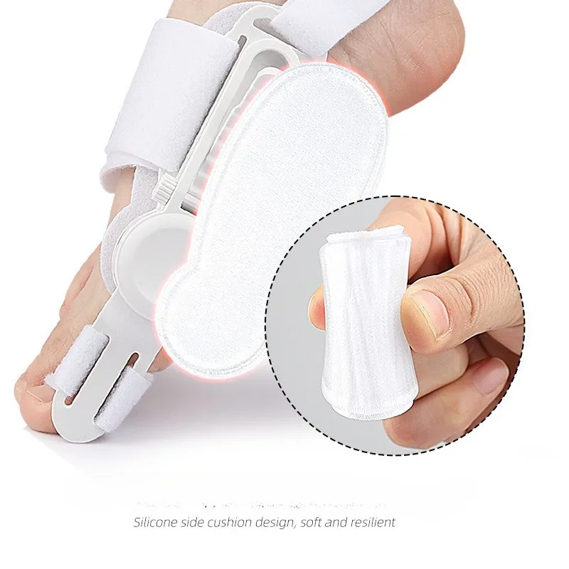 Overlapping Toe Separator with Adjustable Knob Buckle for Bunion Relief and Alignment
Overlapping Toe Separator with Adjustable Knob Buckle for Bunion Relief and Alignment