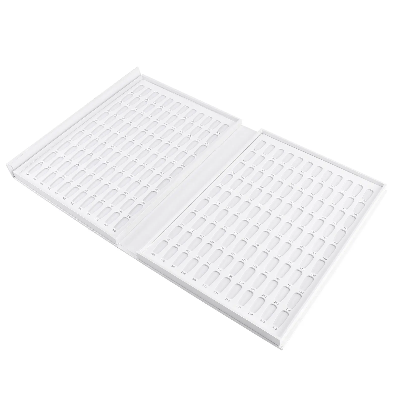 Professional 216 Colors Nail Gel Polish Display Chart Nail Polish Color Board Nail Salon Set (White)
Professional 216 Colors Nail Gel Polish Display Chart Nail Polish Color Board Nail Salon Set (White)