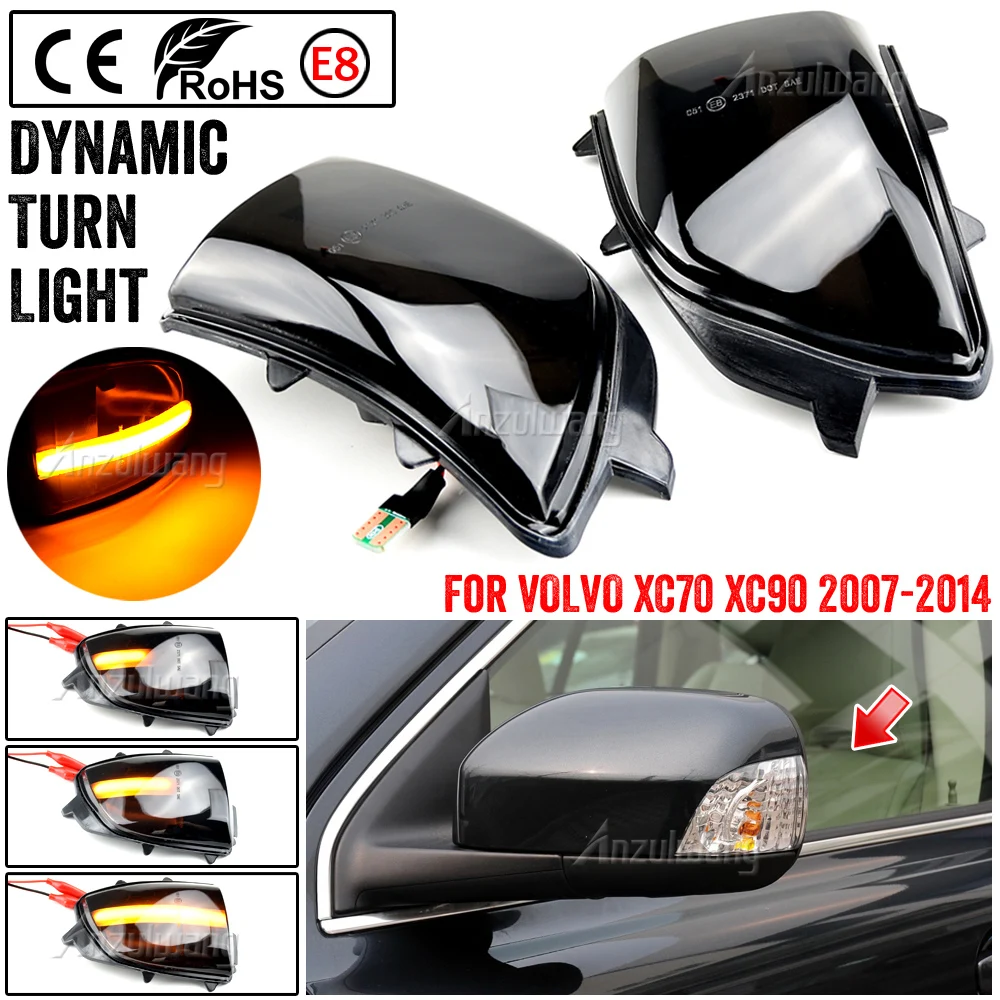 Pair Led Side Wing Rear View Door Mirrors Repeater Dynamic Turn Signal Light Indicator Blinker For VOLVO XC70 XC90 2007-2014
Pair Led Side Wing Rear View Door Mirrors Repeater Dynamic Turn Signal Light Indicator Blinker For VOLVO XC70 XC90 2007-2014