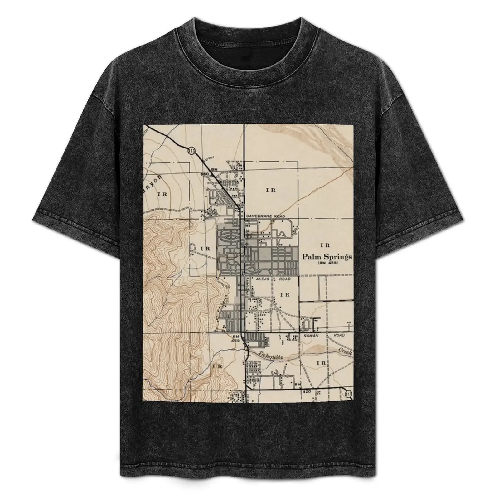 Vintage Map of Palm Springs California (1942) T-Shirt Work Wear Simple Tee Shirt
Vintage Map of Palm Springs California (1942) T-Shirt Work Wear Simple Tee Shirt