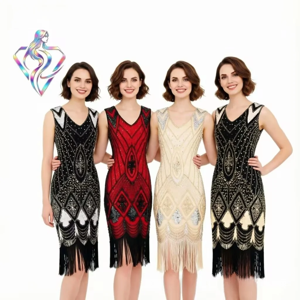 Shiny Sequin Dress Cross-Border Tassel Dress Vintage Banquet Wedding Dress Stage Performance Popular Elegant Women's Clothing
Shiny Sequin Dress Cross-Border Tassel Dress Vintage Banquet Wedding Dress Stage Performance Popular Elegant Women's Clothing