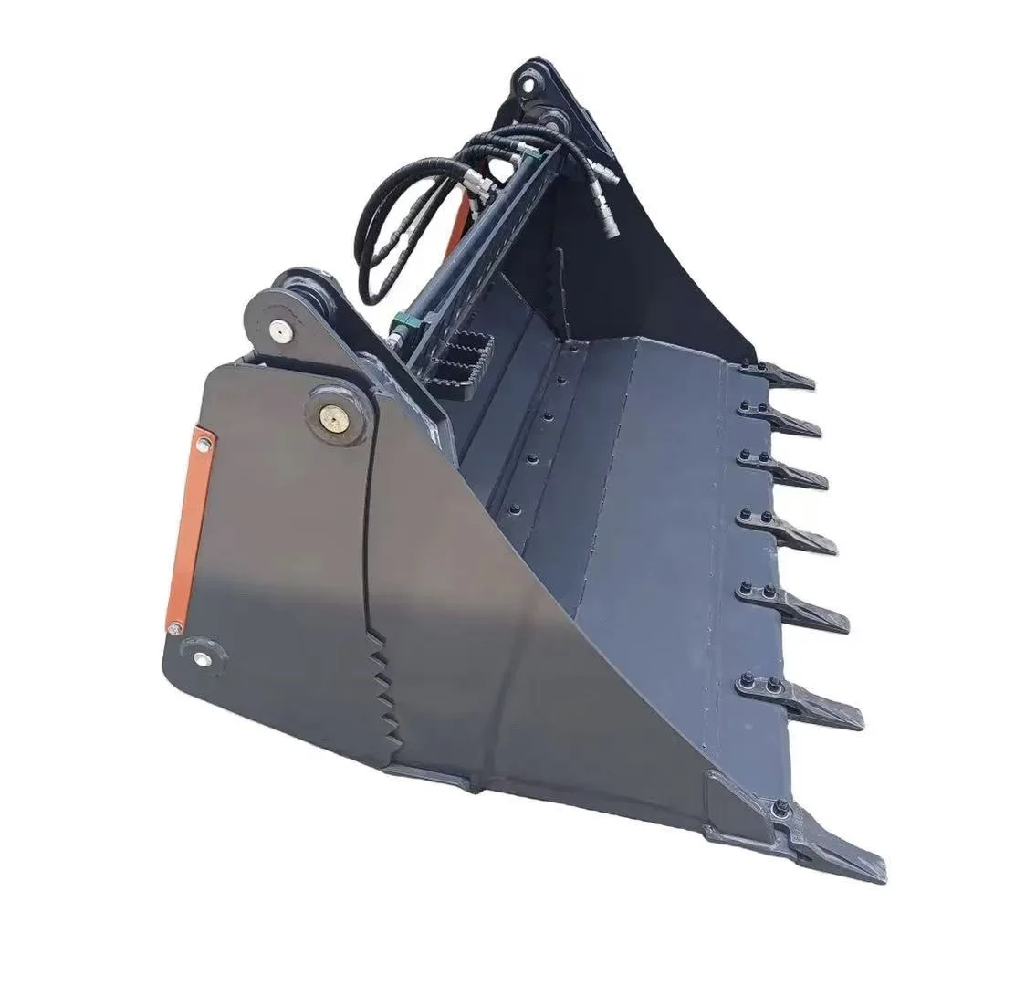 4-in-1 72-Inch Bucket for Skid Steer Loader and Excavator Bucket for Multiple Uses
4-in-1 72-Inch Bucket for Skid Steer Loader and Excavator Bucket for Multiple Uses