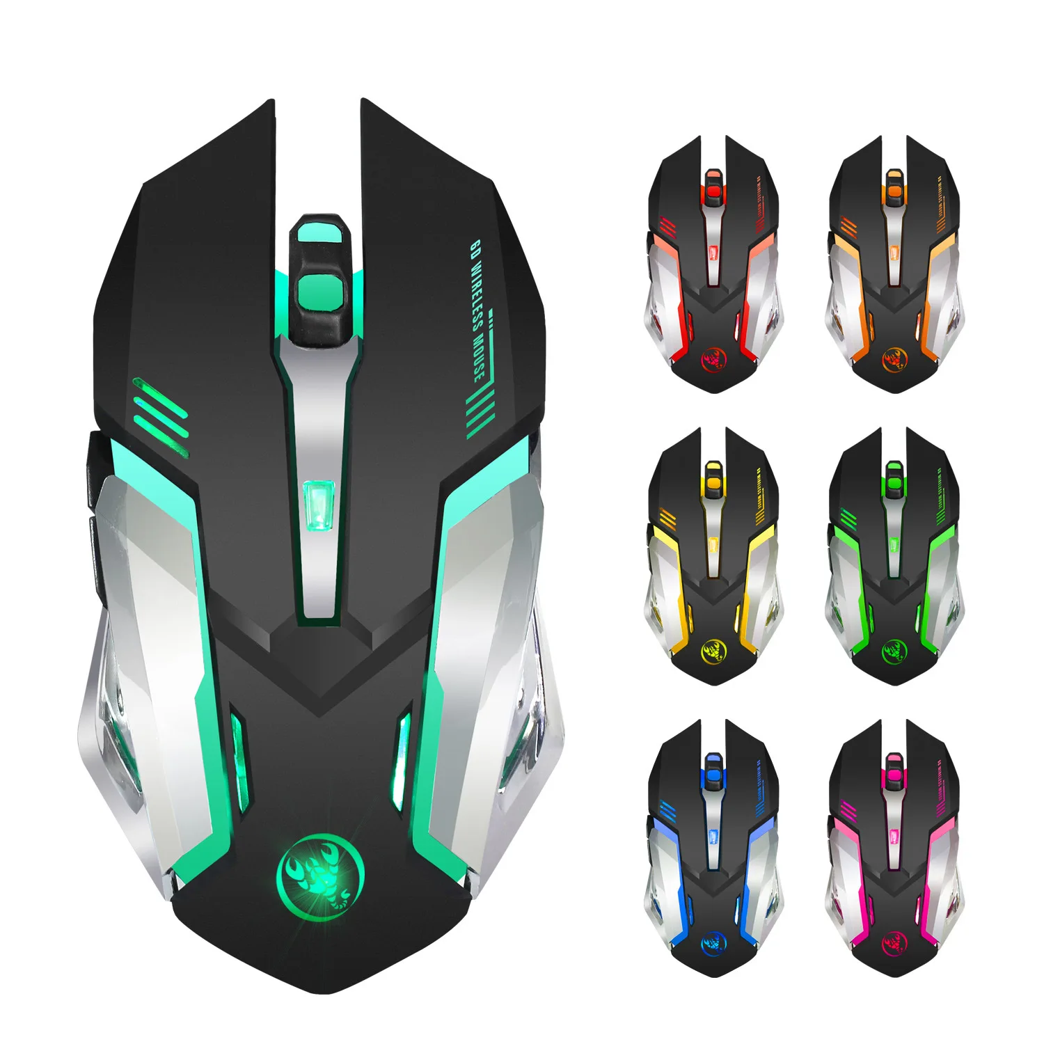 ZLRLMHY Wireless Gaming Mouse 2400dpi Rechargeable 7 color Backlight Breathing Comfort Gamer Mice for Computer Desktop Laptop
ZLRLMHY Wireless Gaming Mouse 2400dpi Rechargeable 7 color Backlight Breathing Comfort Gamer Mice for Computer Desktop Laptop