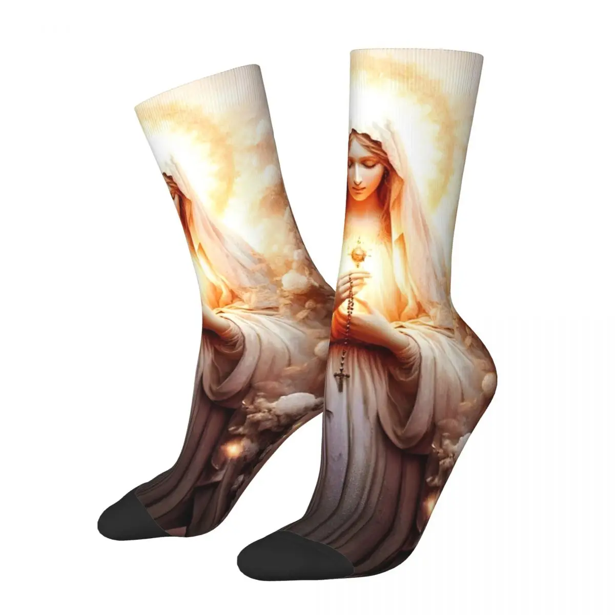 Colorful Catholic Virgin Mary Saint Skateboard Socks Polyester Crew Socks for Women Men
Colorful Catholic Virgin Mary Saint Skateboard Socks Polyester Crew Socks for Women Men