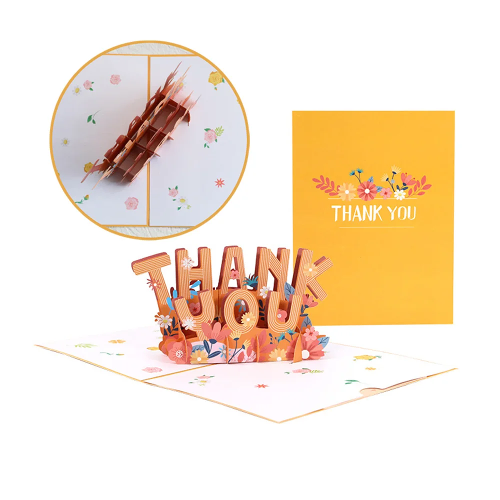 DIY Pop-Up Greeting Card for Thanksgiving Day– Handmade Thank You Card Set with Envelope for Mom, Birthday & Greeting Gift 
DIY Pop-Up Greeting Card for Thanksgiving Day– Handmade Thank You Card Set with Envelope for Mom, Birthday & Greeting Gift