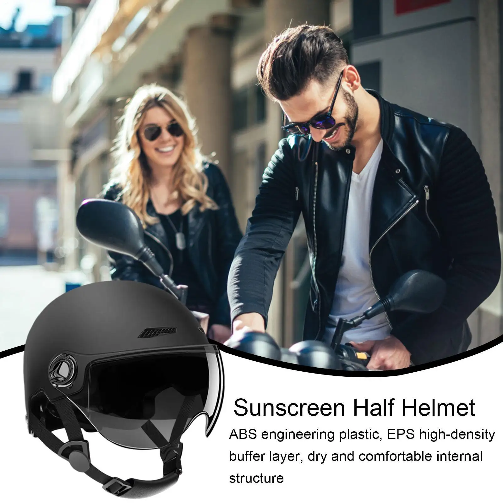 Bicycle Half Face Helmet Safe Comfortable Adult Lightweight Helmet with Goggles for Motorcycle Electric Vehicle Mountain Bike
Bicycle Half Face Helmet Safe Comfortable Adult Lightweight Helmet with Goggles for Motorcycle Electric Vehicle Mountain Bike