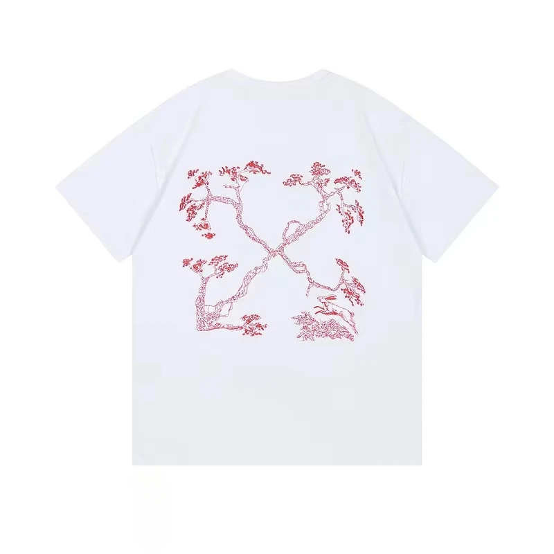 2024 Summer New Trendy Ow Rabbit Year Limited Embroidery Women Tshirt Loose Fit Short Sleeves Men T-shirt Couple Set
2024 Summer New Trendy Ow Rabbit Year Limited Embroidery Women Tshirt Loose Fit Short Sleeves Men T-shirt Couple Set