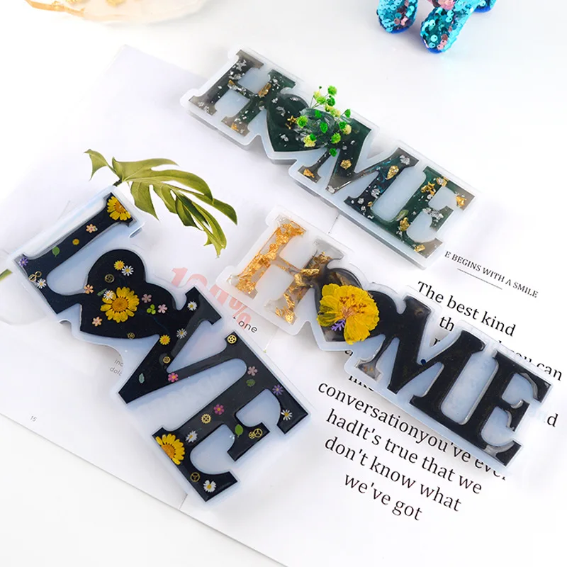 Letter Glue Silicone Mold DIY Handmade Gift Ornament Resin Plaster Mirror Love Blesssed English Word Mold Home Decoration
Letter Glue Silicone Mold DIY Handmade Gift Ornament Resin Plaster Mirror Love Blesssed English Word Mold Home Decoration