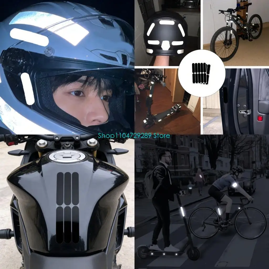 D8KE Waterproof Black Reflective Tape Motorcycle Bicycles Safety Reflective Sticker
D8KE Waterproof Black Reflective Tape Motorcycle Bicycles Safety Reflective Sticker