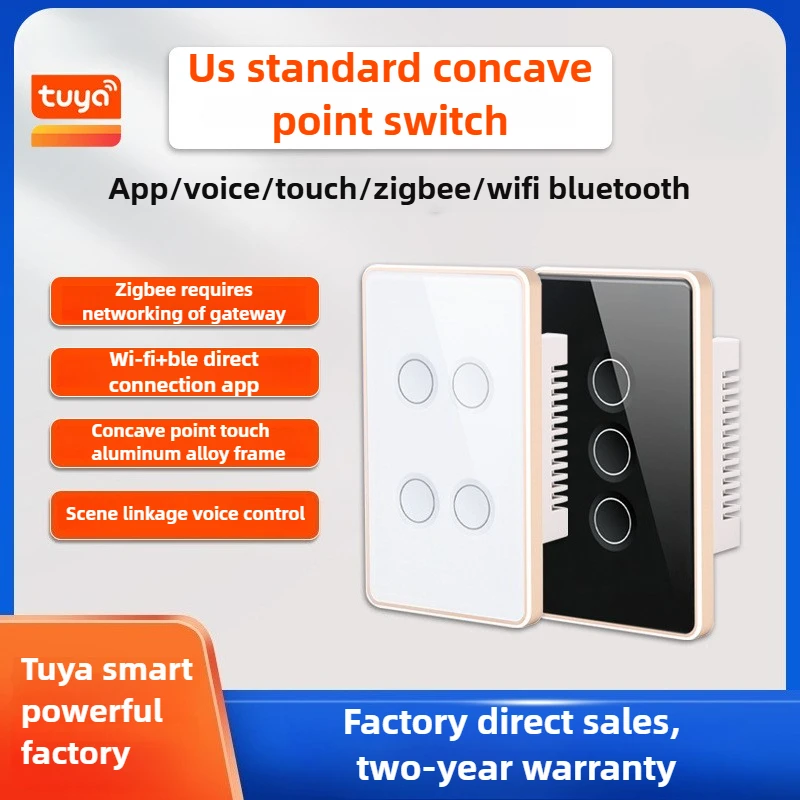 WiFi Graffiti Smart Home Touch Switch Panel APP Remote Voice Smart Wall Pit Touch Switch
WiFi Graffiti Smart Home Touch Switch Panel APP Remote Voice Smart Wall Pit Touch Switch