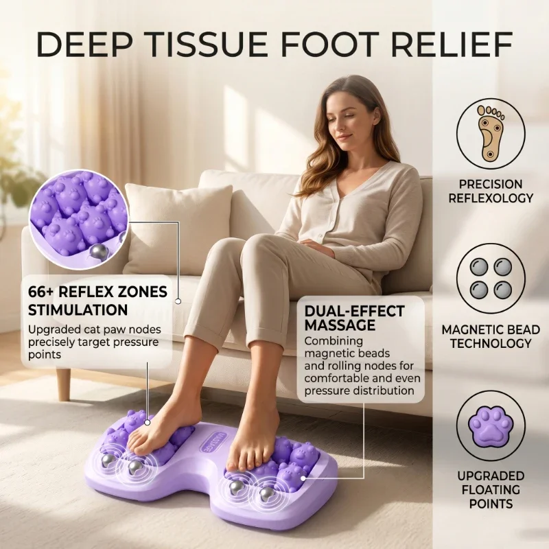 Foot Massager Roller Feet Acupressure Point Massage Plantar Fasciitis Pain Relief Relax Roller Trigger Point Reflexology Tool
Foot Massager Roller Feet Acupressure Point Massage Plantar Fasciitis Pain Relief Relax Roller Trigger Point Reflexology Tool
