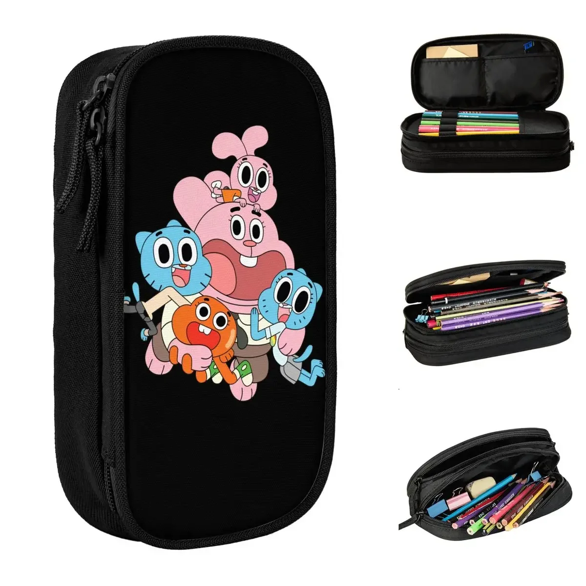 Gumball Cartoon Pencil Cases Fun Video Game Pen Holder Bag Girl Boy Large Storage School Supplies Zipper Pencil Box
Gumball Cartoon Pencil Cases Fun Video Game Pen Holder Bag Girl Boy Large Storage School Supplies Zipper Pencil Box
