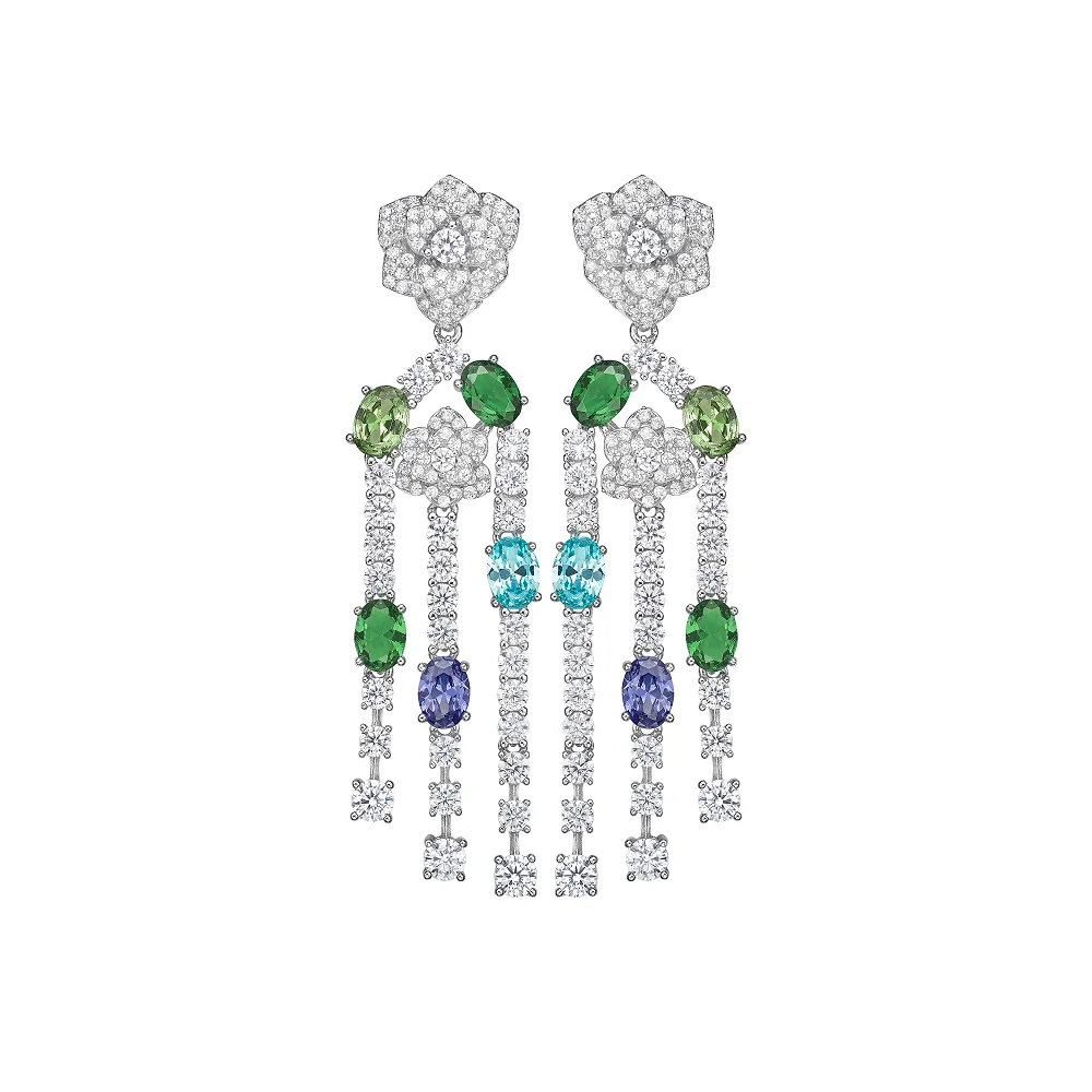 CUMEE Fine Jewelry Tassel Drop Earrings for Women with 925 Sterling Silver Flower Gold-plated Earrings Cubic Zirconia Gemstone
CUMEE Fine Jewelry Tassel Drop Earrings for Women with 925 Sterling Silver Flower Gold-plated Earrings Cubic Zirconia Gemstone
