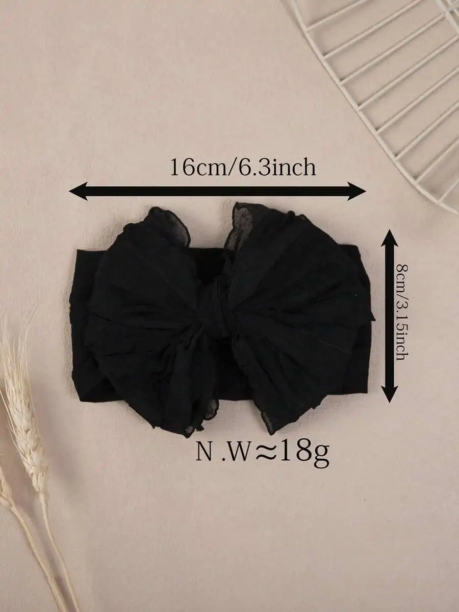 Black Chiffon Bow Headband For Women Hair Accessory
Black Chiffon Bow Headband For Women Hair Accessory