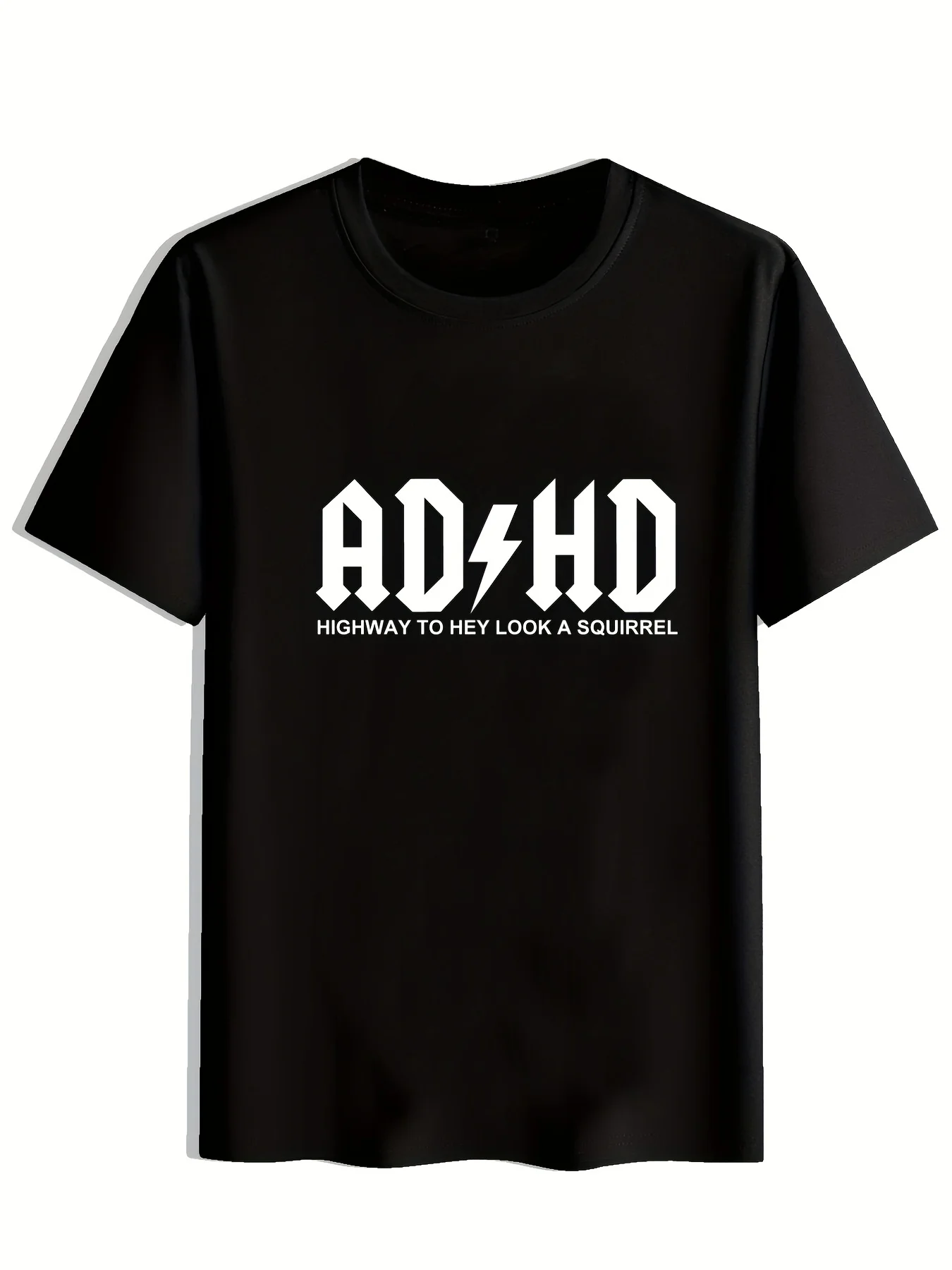 Мужская повседневная слегка эластичная футболка с рисунком «ADHD», мужская одежда на лето и весну, мужские и женские футболки с круглым вырезом и коротким рукавом
Мужская повседневная слегка эластичная футболка с рисунком «ADHD», мужская одежда на лето и весну, мужские и женские футболки с круглым вырезом и коротким рукавом