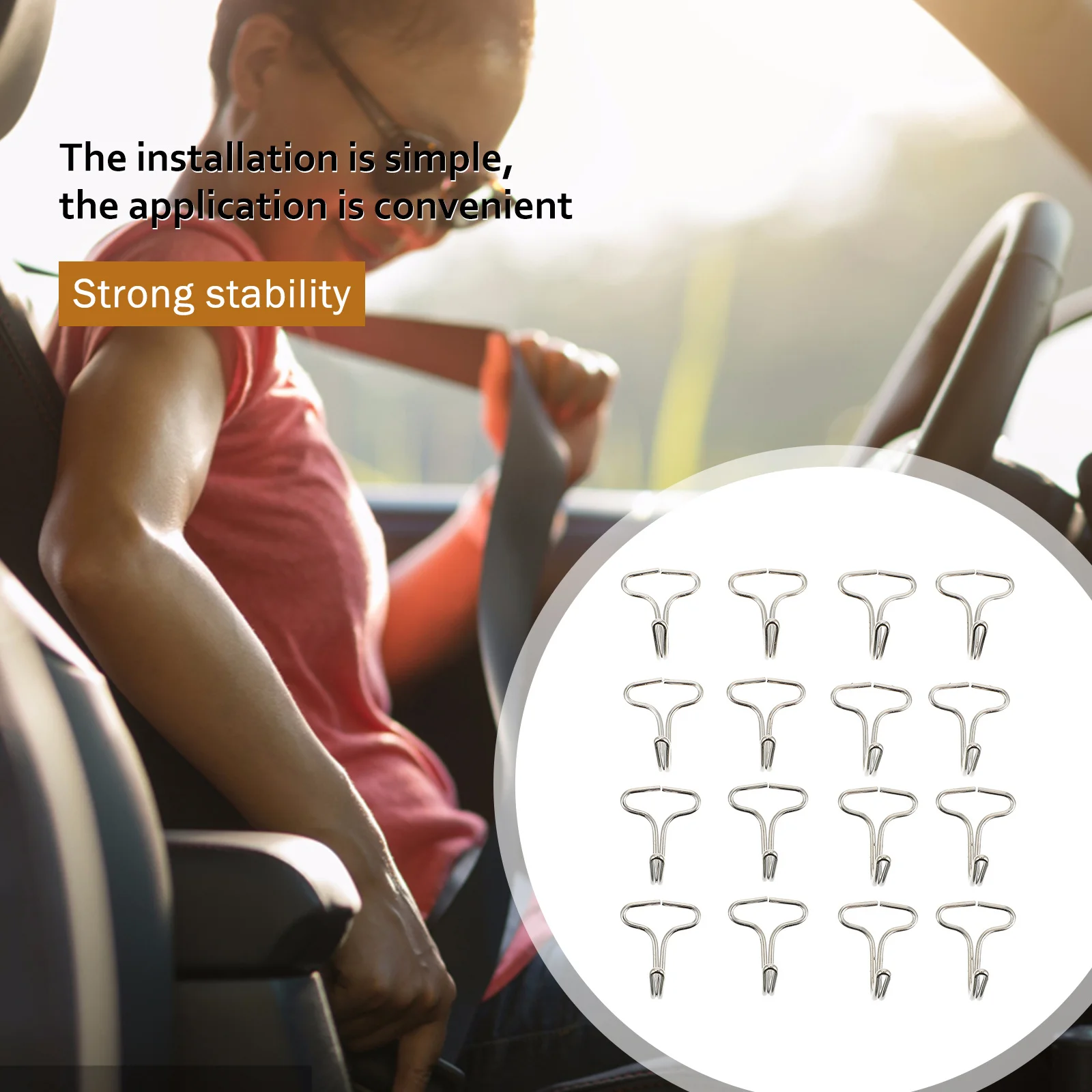 100pcs Cushion Hooks Durable Iron Simple Installation Car Seat Cushion Hook Fixing Accessories Suitable Any Car Pad USB RV
100pcs Cushion Hooks Durable Iron Simple Installation Car Seat Cushion Hook Fixing Accessories Suitable Any Car Pad USB RV