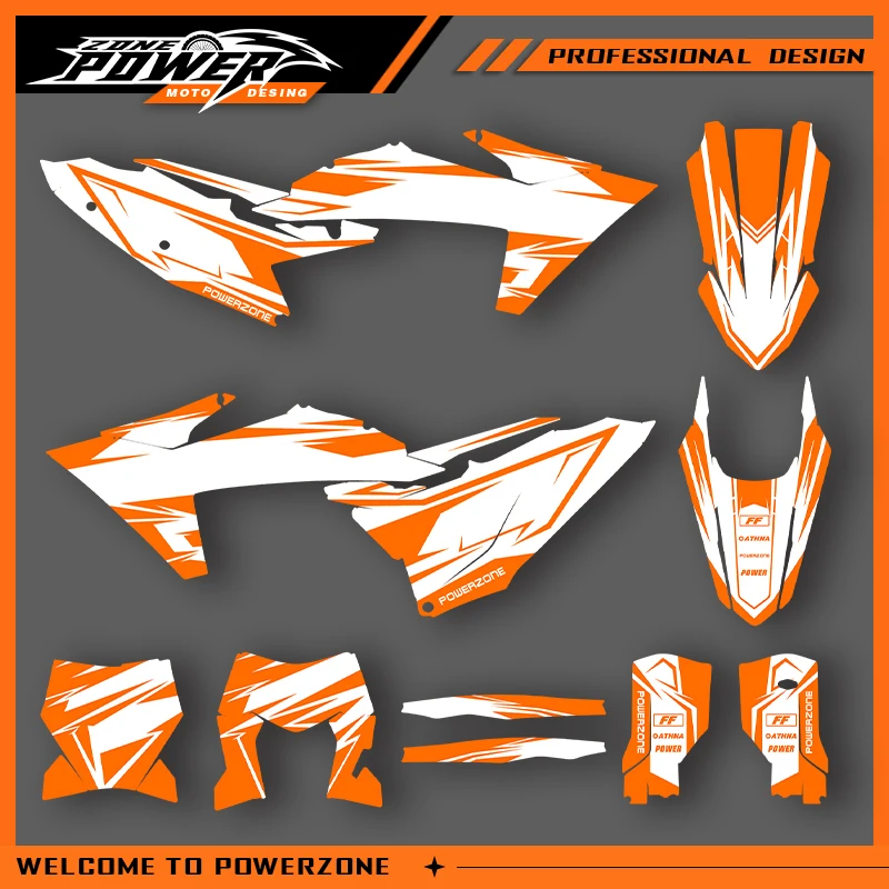 POWERZONE For KTM EXC 2024 2025 2026 EX -F SXF 2023 2024 2025 Motocross Graphics Background Sticker Decal Kits Customized 04
POWERZONE For KTM EXC 2024 2025 2026 EX -F SXF 2023 2024 2025 Motocross Graphics Background Sticker Decal Kits Customized 04