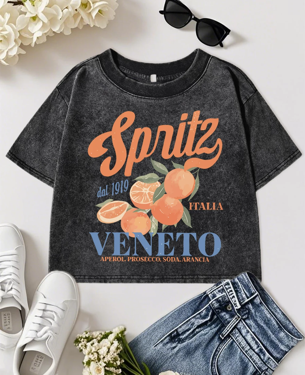 Spritzy Veneto Забавные женские потертые футболки с принтом оранжевых фруктов Y2K Хлопковые топы Модная тонкая футболка Повседневная летняя спортивная одежда
Spritzy Veneto Забавные женские потертые футболки с принтом оранжевых фруктов Y2K Хлопковые топы Модная тонкая футболка Повседневная летняя спортивная одежда