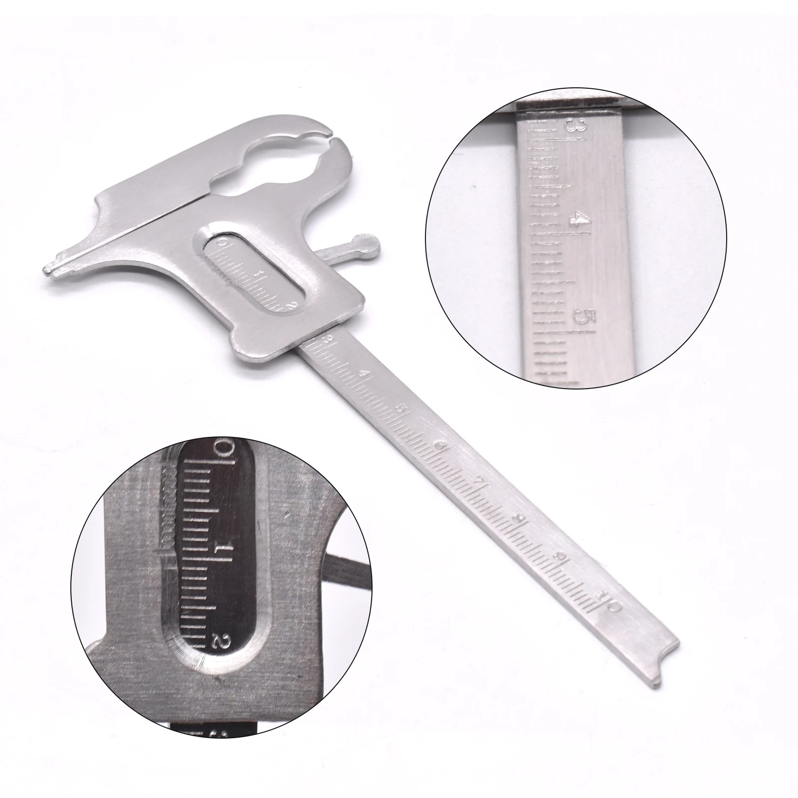 1pcs Dental Orthodontic Rulers Stainless Steel Vernier Caliper Dental Vertical Distance Caliper Measuring Ruler Teeth Gauge
1pcs Dental Orthodontic Rulers Stainless Steel Vernier Caliper Dental Vertical Distance Caliper Measuring Ruler Teeth Gauge