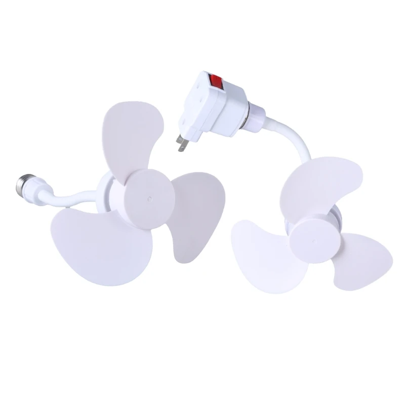 E27 Socket Fan, Small Ceiling Fan with Flexible Tube Screw in Socket Fan 5.5inch 10W for Bedroom, Kitchen
E27 Socket Fan, Small Ceiling Fan with Flexible Tube Screw in Socket Fan 5.5inch 10W for Bedroom, Kitchen
