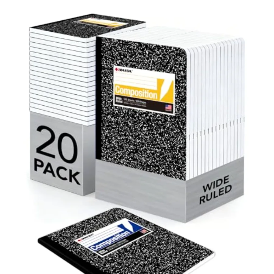 Composition Notebooks 100Sheets Comp Book Ruled 9.75x7.5inch Classic Marble Composition Books Carton of s C10001W
Composition Notebooks 100Sheets Comp Book Ruled 9.75x7.5inch Classic Marble Composition Books Carton of s C10001W