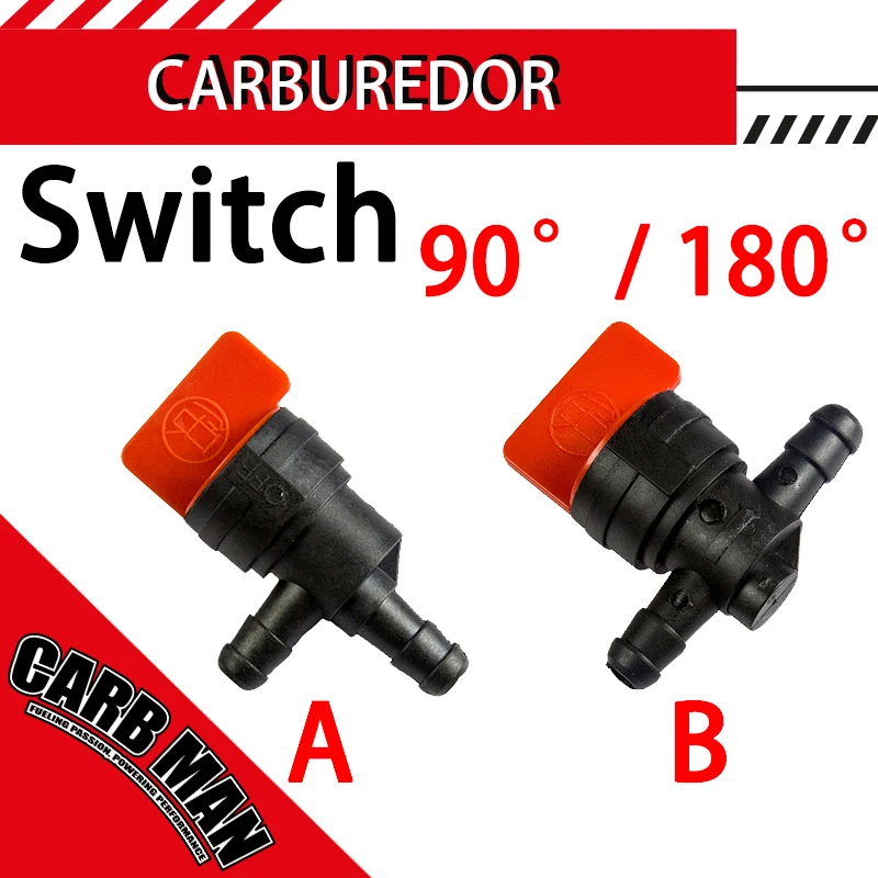 1/4" InLine 90° 180° Petrol Tap Fuel Gas Cut-Off Shut-Off Switch Valve For Briggs & Stratton 494769 698180 698181 692586 697944
1/4" InLine 90° 180° Petrol Tap Fuel Gas Cut-Off Shut-Off Switch Valve For Briggs & Stratton 494769 698180 698181 692586 697944