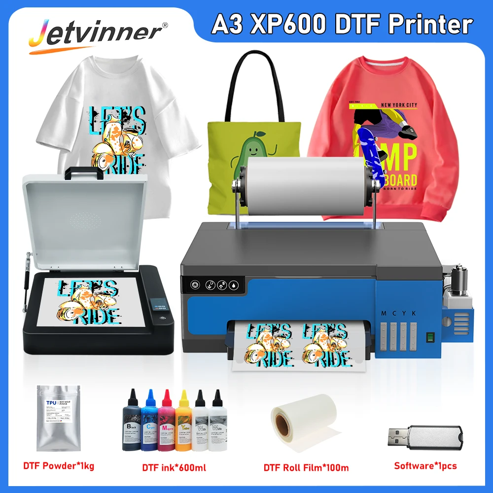 Принтер A3 DTF для Epson XP600, устройство для прямой передачи пленки, принтера для футболок, одежды, толстовок, джинсов
Принтер A3 DTF для Epson XP600, устройство для прямой передачи пленки, принтера для футболок, одежды, толстовок, джинсов