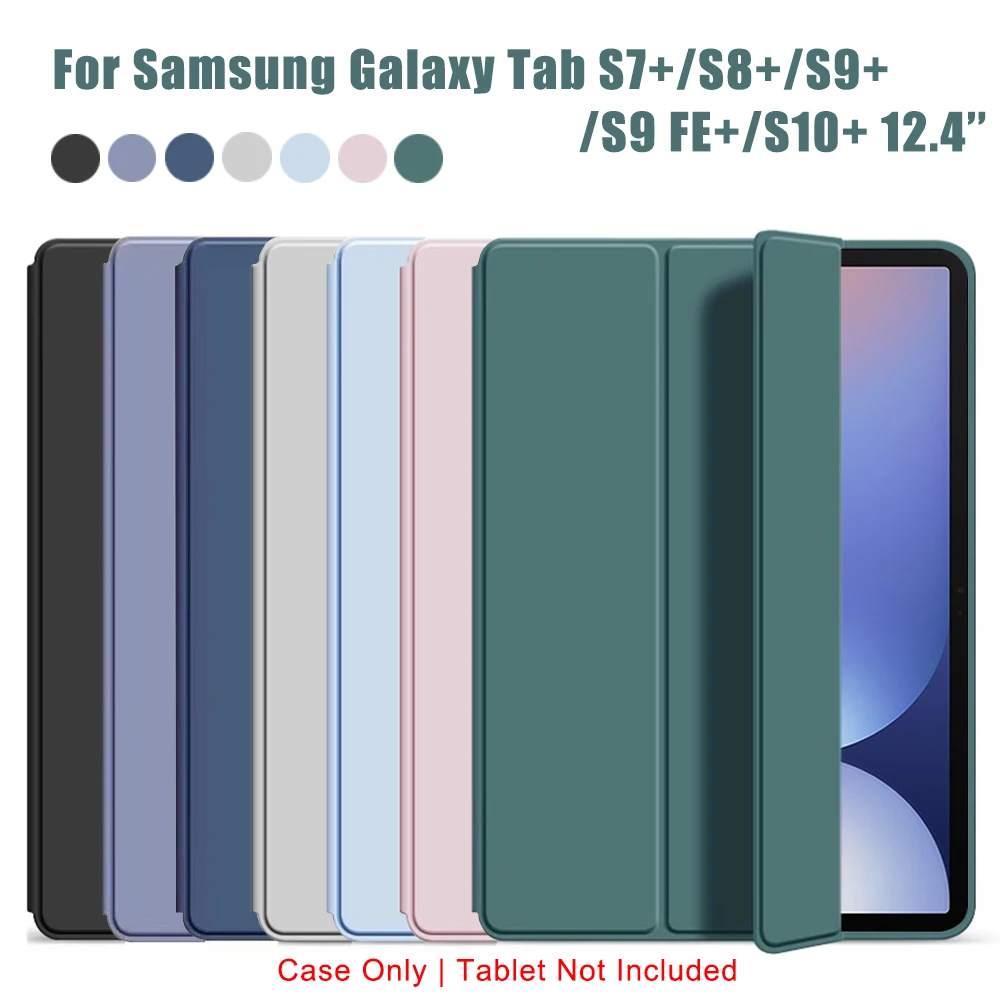 Tri-fold Flip Case For Samsung Galaxy Tab S7 S8 S9 FE S10 Plus 12.4'' S9+ S10+ S8+ Magnetic Stand PU Leather Protective Cover
Tri-fold Flip Case For Samsung Galaxy Tab S7 S8 S9 FE S10 Plus 12.4'' S9+ S10+ S8+ Magnetic Stand PU Leather Protective Cover