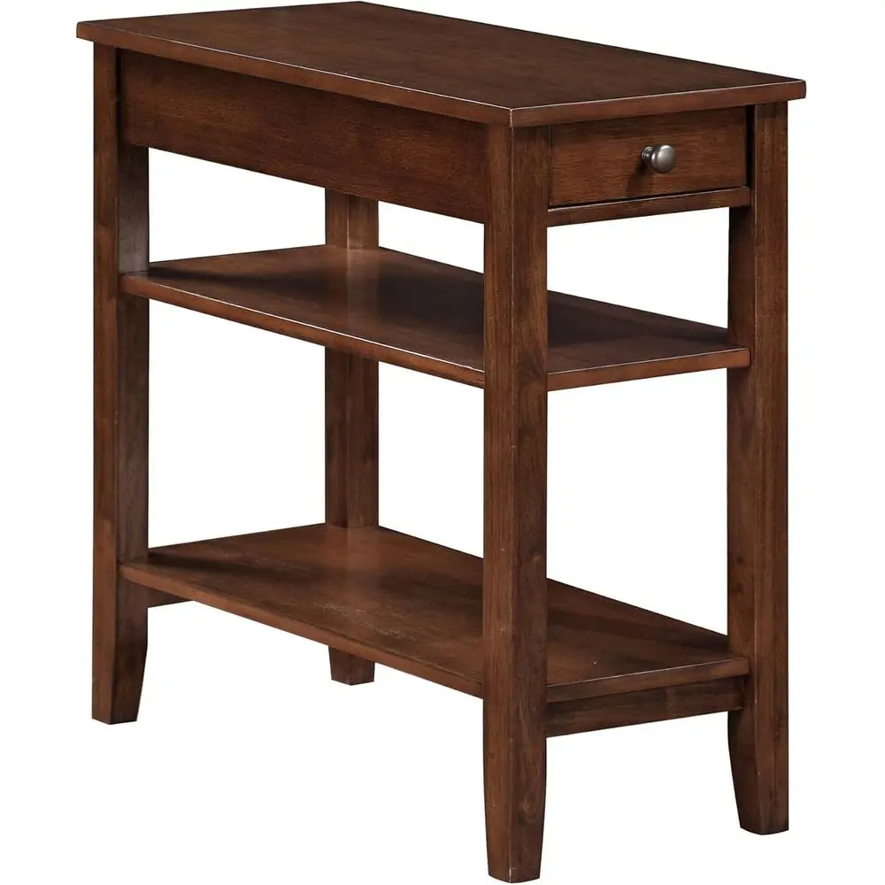 American Heritage Chairside End Table with Der 23.5" - Classic Living Room Table with Storage Shel, Bedroom Nightstand,
American Heritage Chairside End Table with Der 23.5" - Classic Living Room Table with Storage Shel, Bedroom Nightstand,