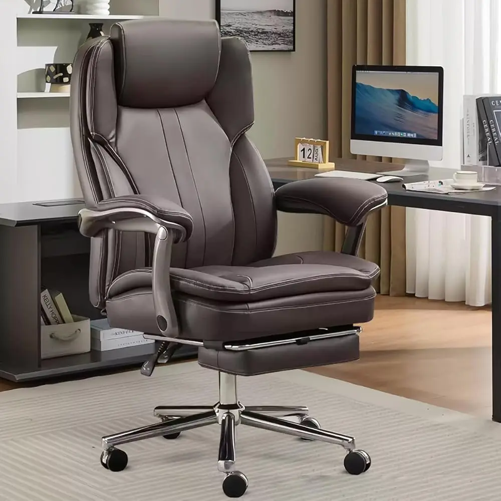 Big And Tall Office Chair 550 Lbs Extra Wide Leather Luxury Executive Chair With Retractable Footrest, Heavy-Duty Ergonomic
Big And Tall Office Chair 550 Lbs Extra Wide Leather Luxury Executive Chair With Retractable Footrest, Heavy-Duty Ergonomic