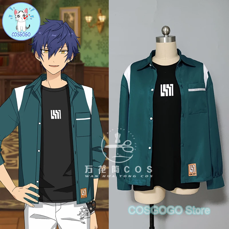 COSGOGO Game Ensemble Stars Cosplay Sazanami Jun Costume Anime Party Fashion Uniform Halloween Role Play Clothing
COSGOGO Game Ensemble Stars Cosplay Sazanami Jun Costume Anime Party Fashion Uniform Halloween Role Play Clothing
