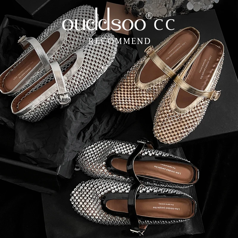 Туфли-мюли Ods с полной отделкой стразами, ремешком на щиколотке, квадратным носком, на плоской подошве, без застежки, для вечеринок и повседневной носки, весна-лето, размер 40
Туфли-мюли Ods с полной отделкой стразами, ремешком на щиколотке, квадратным носком, на плоской подошве, без застежки, для вечеринок и повседневной носки, весна-лето, размер 40