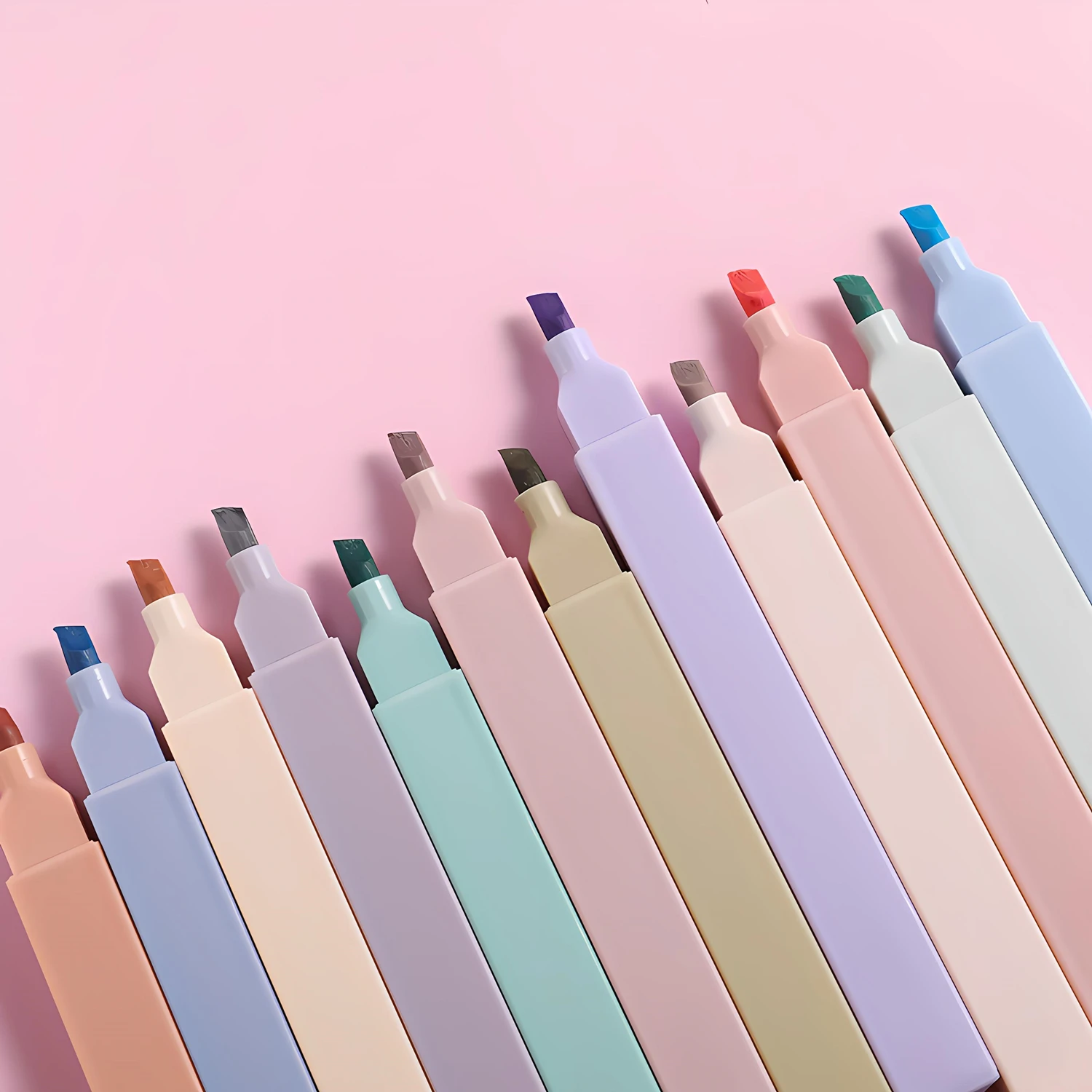 Highlighters Cute Pastel Pens 12 Colors Bible Pens No Bleed with Soft Tip Aesthetics Pens Markers Kawaii Stationary for Students
Highlighters Cute Pastel Pens 12 Colors Bible Pens No Bleed with Soft Tip Aesthetics Pens Markers Kawaii Stationary for Students