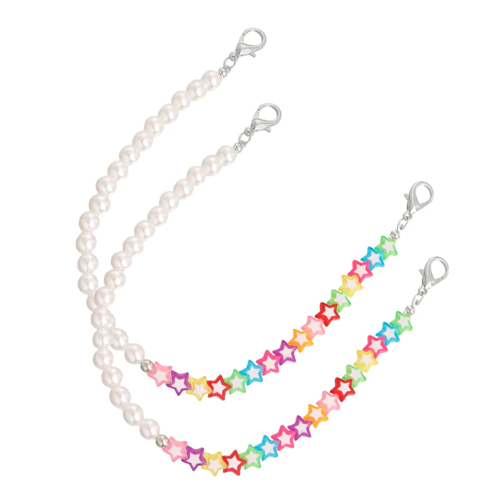 Five Pointed Star Shoe Chain Colorful Lightweight Women Accessories Pearl Bling Shoelace Charm Boot Jewelry Sneaker Decoration
Five Pointed Star Shoe Chain Colorful Lightweight Women Accessories Pearl Bling Shoelace Charm Boot Jewelry Sneaker Decoration