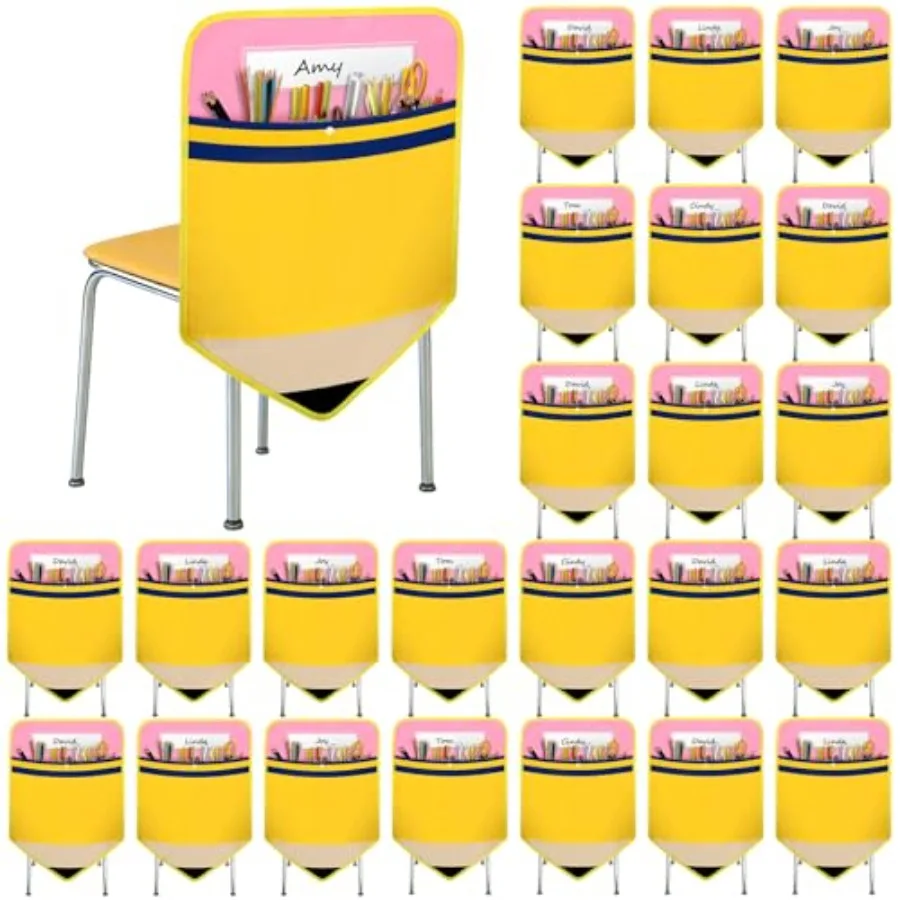 Pack Pencil Classroom Chair Pockets Inch Chair Bags with Name Slots Student Chair Pockets Seat Pockets for Classroom Chairback
Pack Pencil Classroom Chair Pockets Inch Chair Bags with Name Slots Student Chair Pockets Seat Pockets for Classroom Chairback