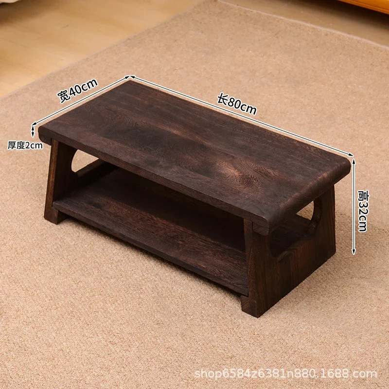 Solid Wood Japanese Style Tatami Low Table Foldable Bay Window Tea Table Small Chinese Coffee Table For Home Bedroom Furniture
Solid Wood Japanese Style Tatami Low Table Foldable Bay Window Tea Table Small Chinese Coffee Table For Home Bedroom Furniture