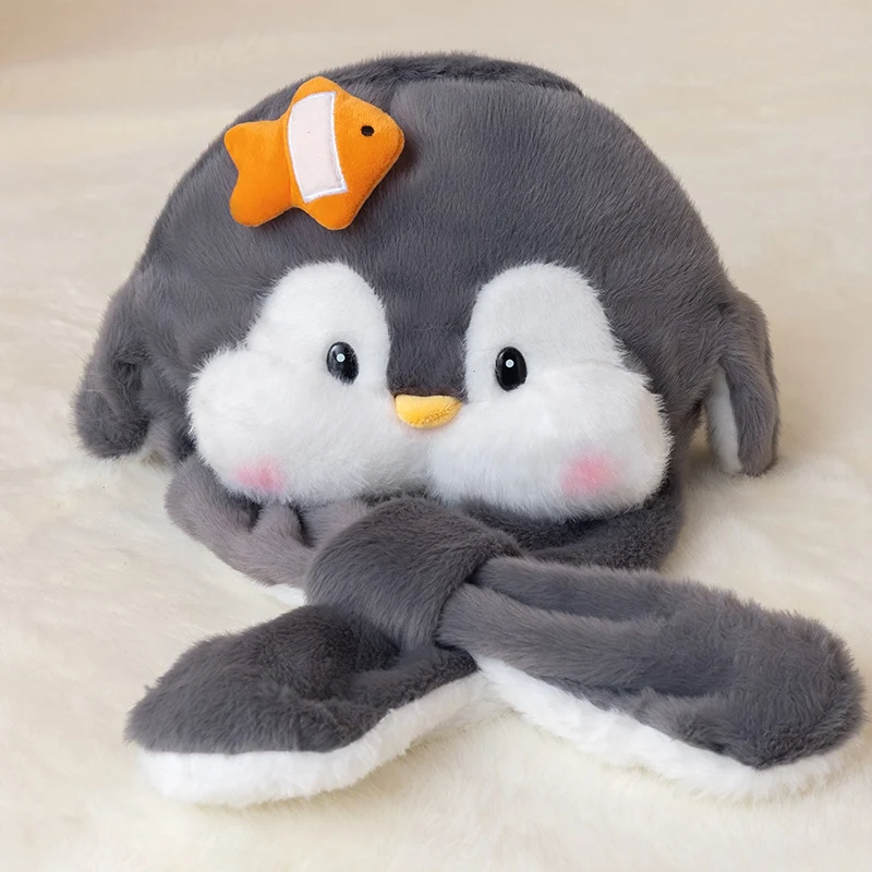 Kawaii Plush Hat Scarf Animal Penguin Doll Keep Warm Cute Can Move Toy Fluffy Soft Gift For Kids Children
Kawaii Plush Hat Scarf Animal Penguin Doll Keep Warm Cute Can Move Toy Fluffy Soft Gift For Kids Children