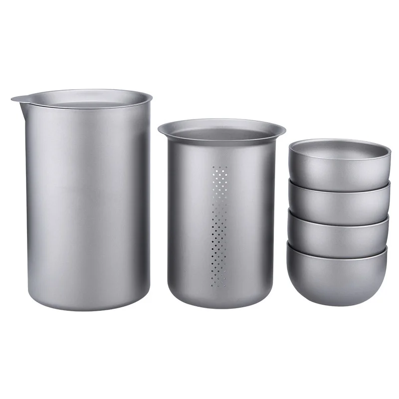 Outdoor Double Layer Titanium Cup Anti-Scalding Travel Tea Maker with Heat Insulation for Camping Office or Home Use
Outdoor Double Layer Titanium Cup Anti-Scalding Travel Tea Maker with Heat Insulation for Camping Office or Home Use
